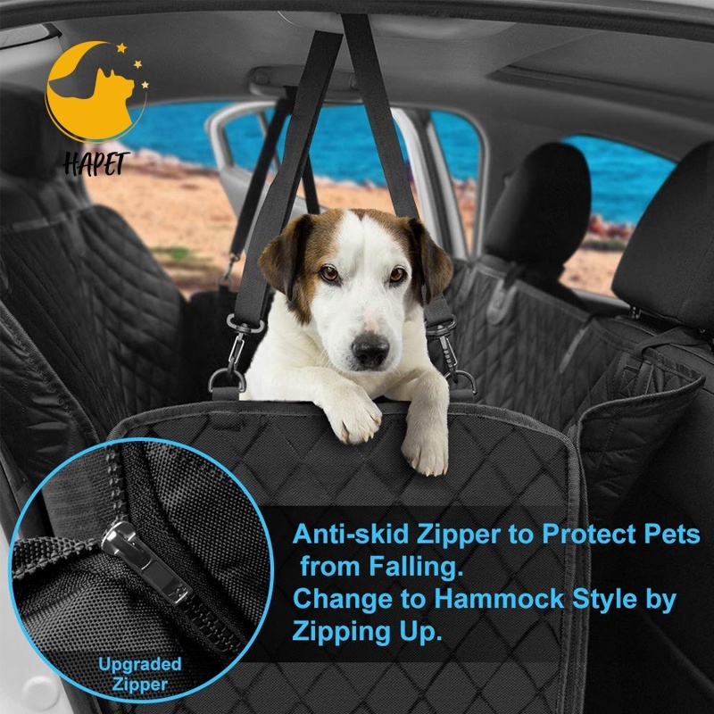 Dog Car Seat Cover Convertible Dog Hammock Scratchproof  Durable Nonslip  Back seat Protector