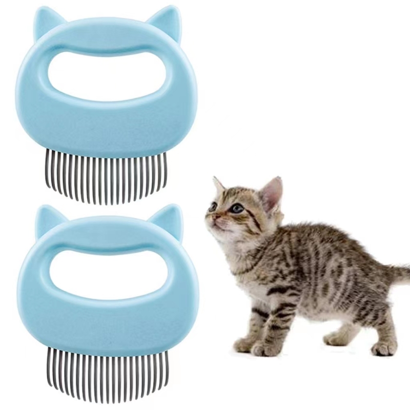 Pet Grooming Shedding Brush for Dog Cat Hair Deshedding Massage Comb Effective Dematting Comb for Cats