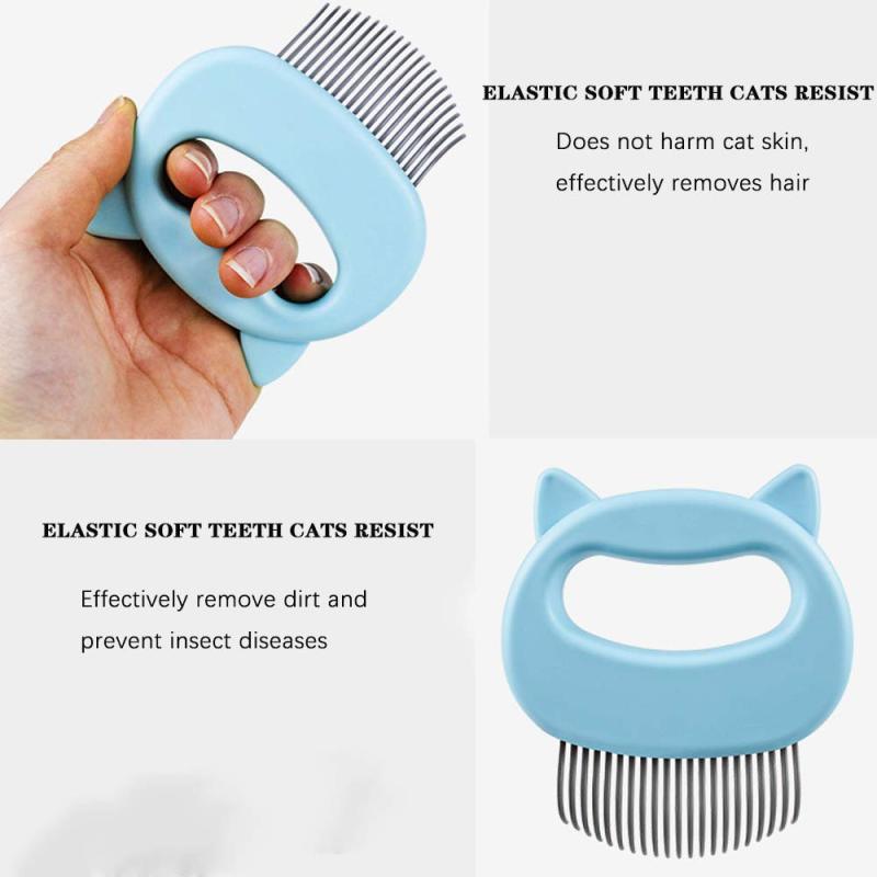 Pet Grooming Shedding Brush for Dog Cat Hair Deshedding Massage Comb Effective Dematting Comb for Cats