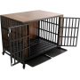 Heavy Duty Dog Crate Dog Kennel Furniture with Removable Trays
