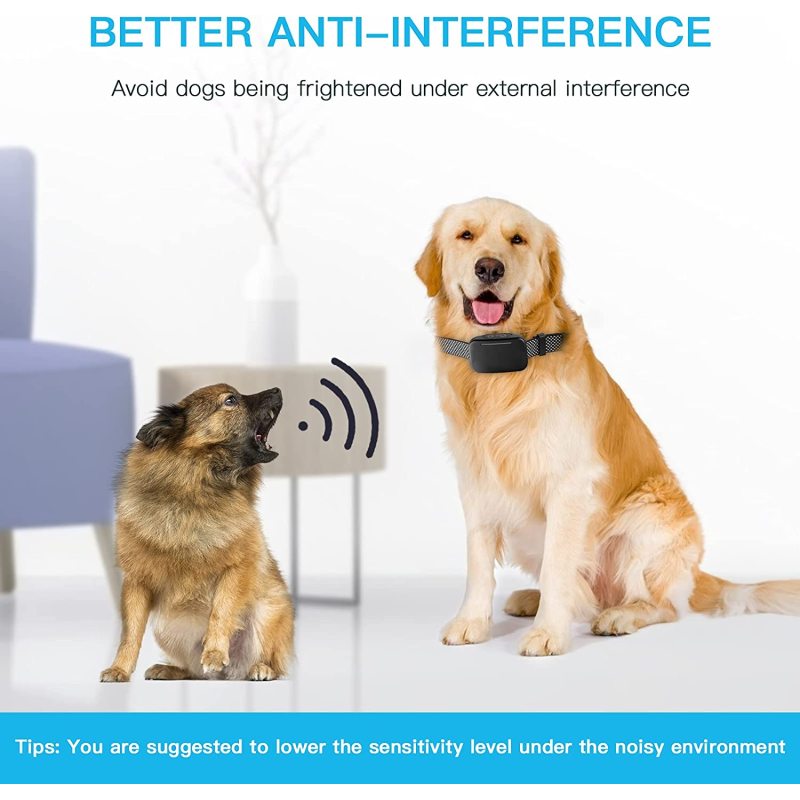 Beep Vibration Shock Automatic Modes Dog Collar for Medium Large Small Dogs