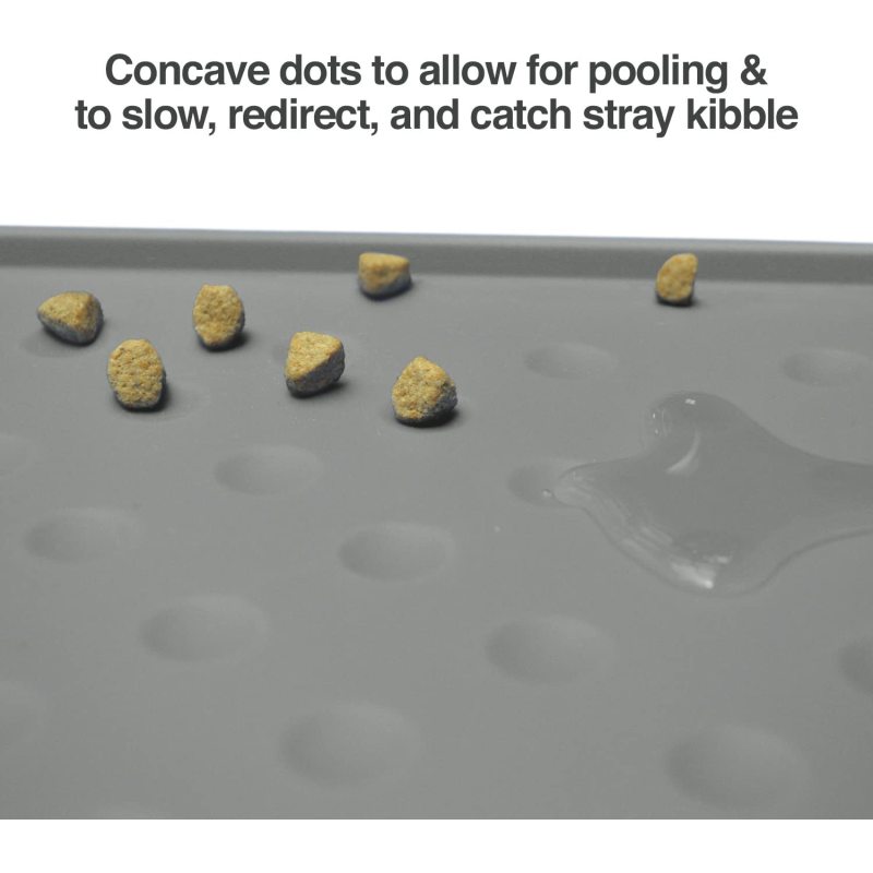 Waterproof Extra Tough Dog Food Mat Indoor Use For Living Room
