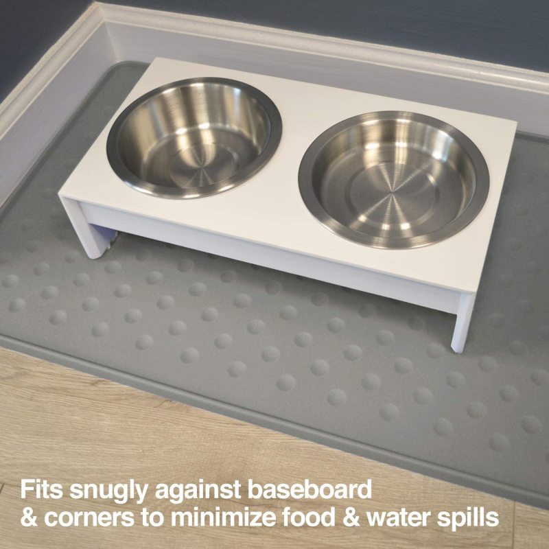 Waterproof Extra Tough Dog Food Mat Indoor Use For Living Room