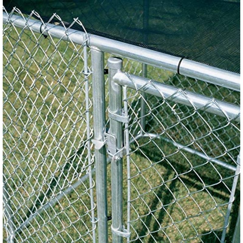 Durable Galvanized Steel Outdoor Dog Kennel With Sunscreen