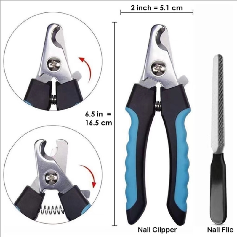Dog Nail Clip and Trimmer and Nail File