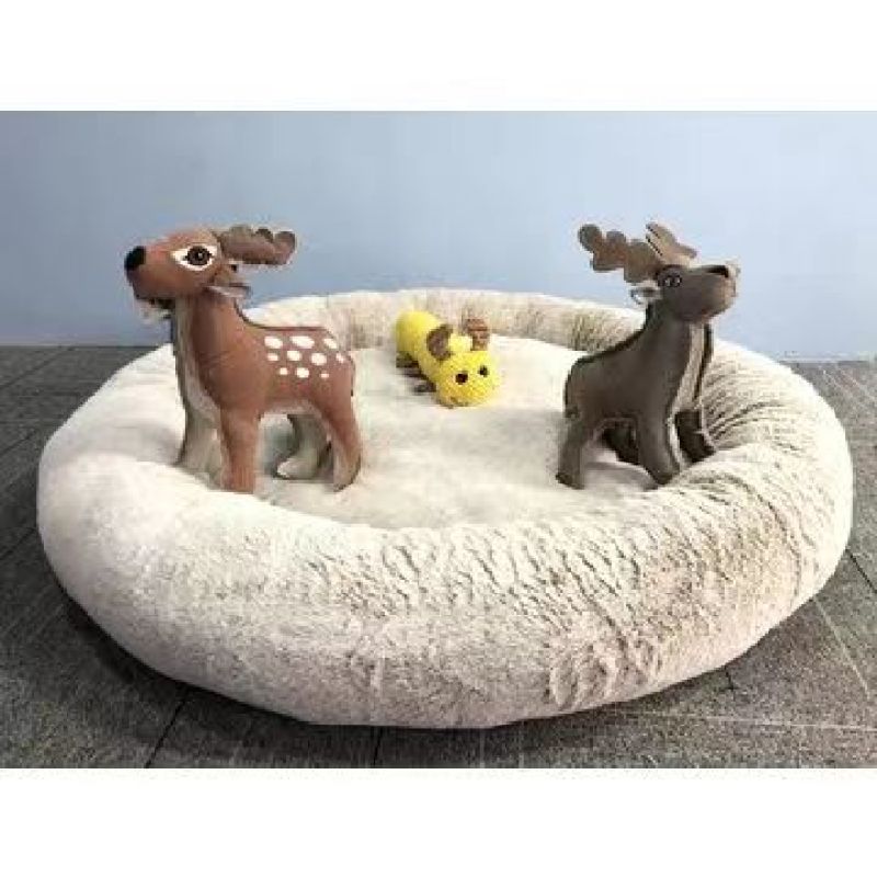 Comfortable Donut Cuddler Round Dog Bed