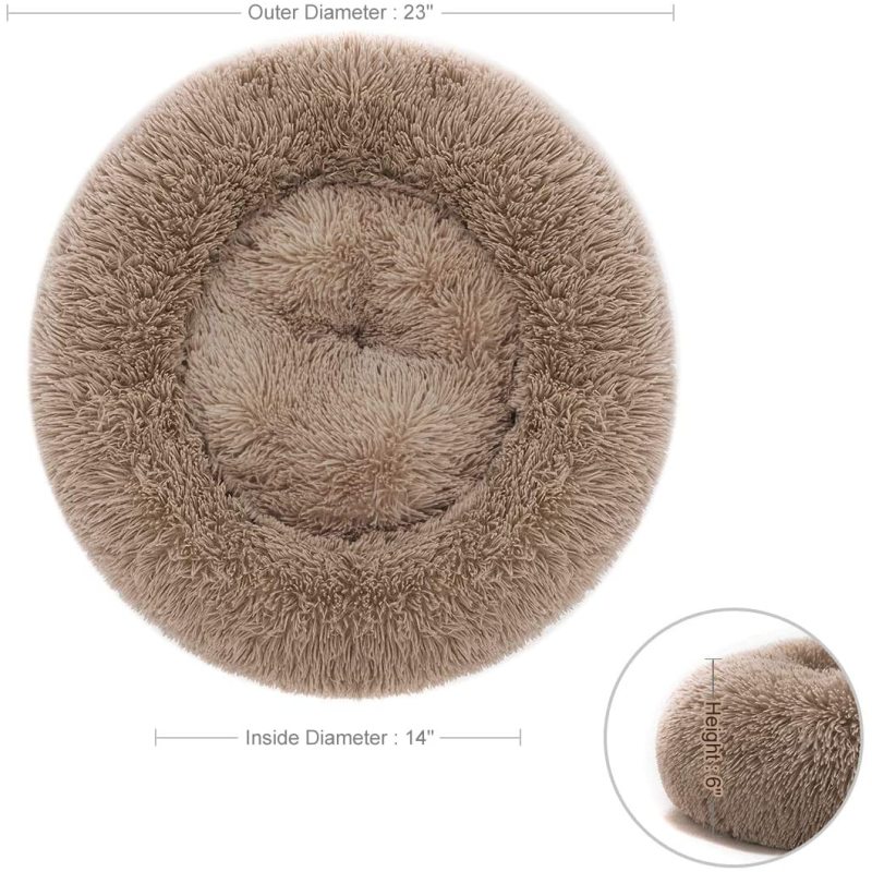 Comfortable Donut Cuddler Round Dog Bed