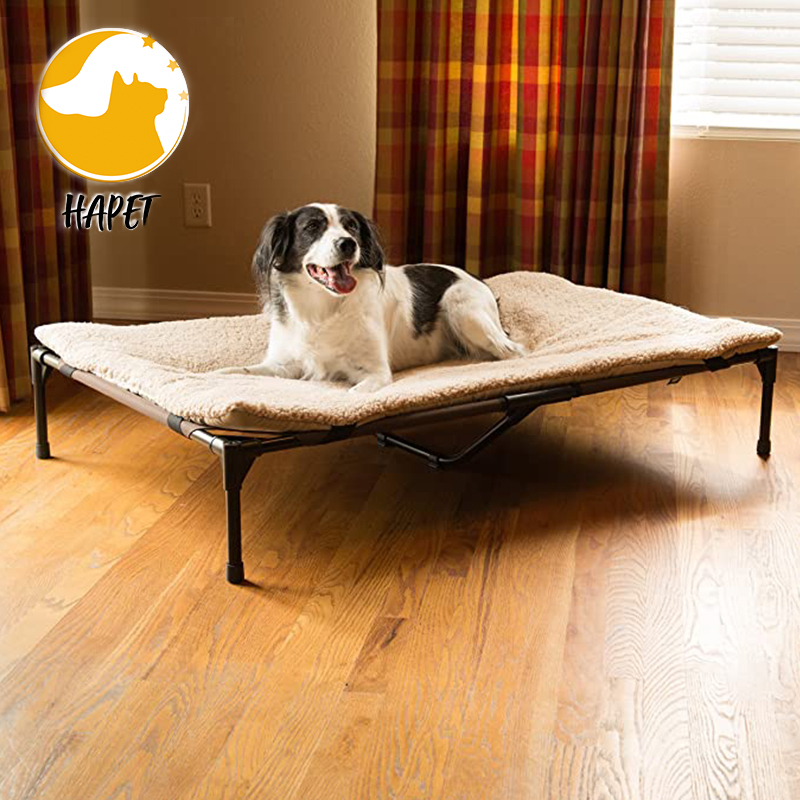 Original Pet Cot Elevated Dog Bed Cot With Mesh Center