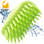 Dog Bath Brush Soft Dog Rubber Shampoo Brush Pet Grooming Brush for Long Short Haired Dogs and Cats