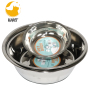 Pets Medium Lightweight Stainless Steel Dog Bowl, 32 OZ Food And Water Dish