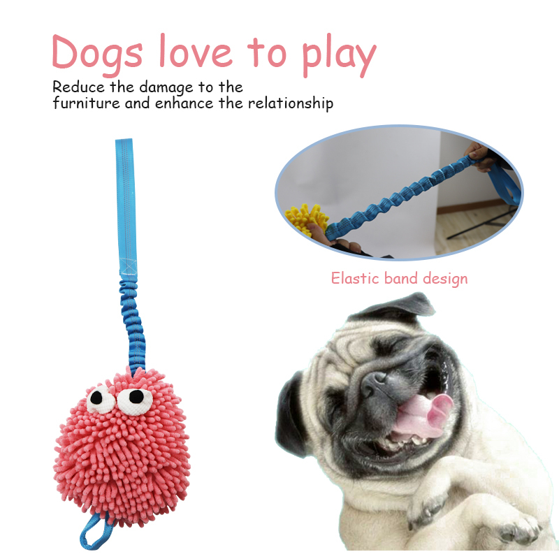 Dog Chew Toys for Aggressive Chewers Pet Interactive Movement Toys Pet Squeaky Plush Toy