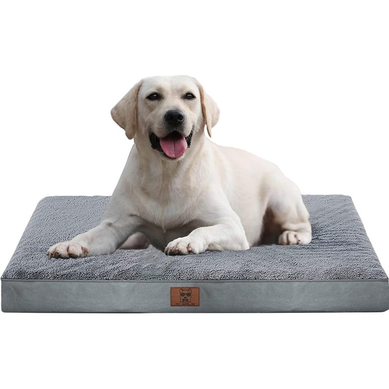 Dog Beds for Medium, Large and Extra Large Dogs Egg-Crate Foam Pet Bed Mat