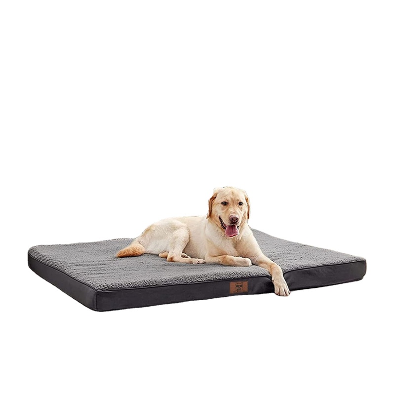 Dog Beds for Medium, Large and Extra Large Dogs Egg-Crate Foam Pet Bed Mat