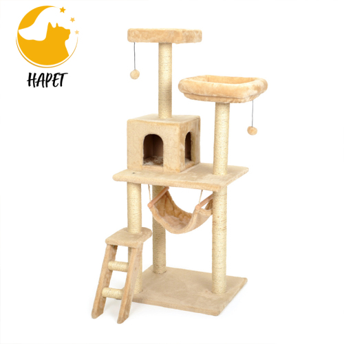 Cat Tree Cat Tower Scratching Posts with Ladder
