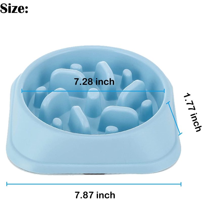 Slow Feeder Bowl Fun Interactive Feeder Bloat Stop Dog Bowl