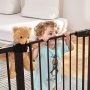 Easy Walk Thru Durability Dog Gate for House Safety Baby Gate Extra Tall and Wide Child Gate