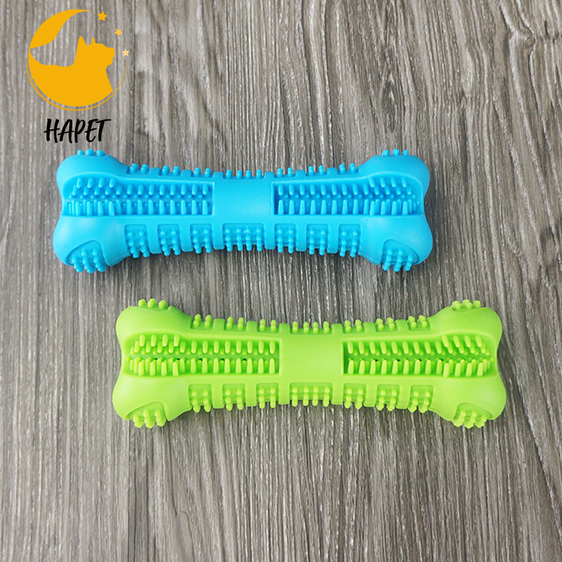 Dog Toys Chew Toothbrush Teeth Cleaning Bone Stick Toy Rubber