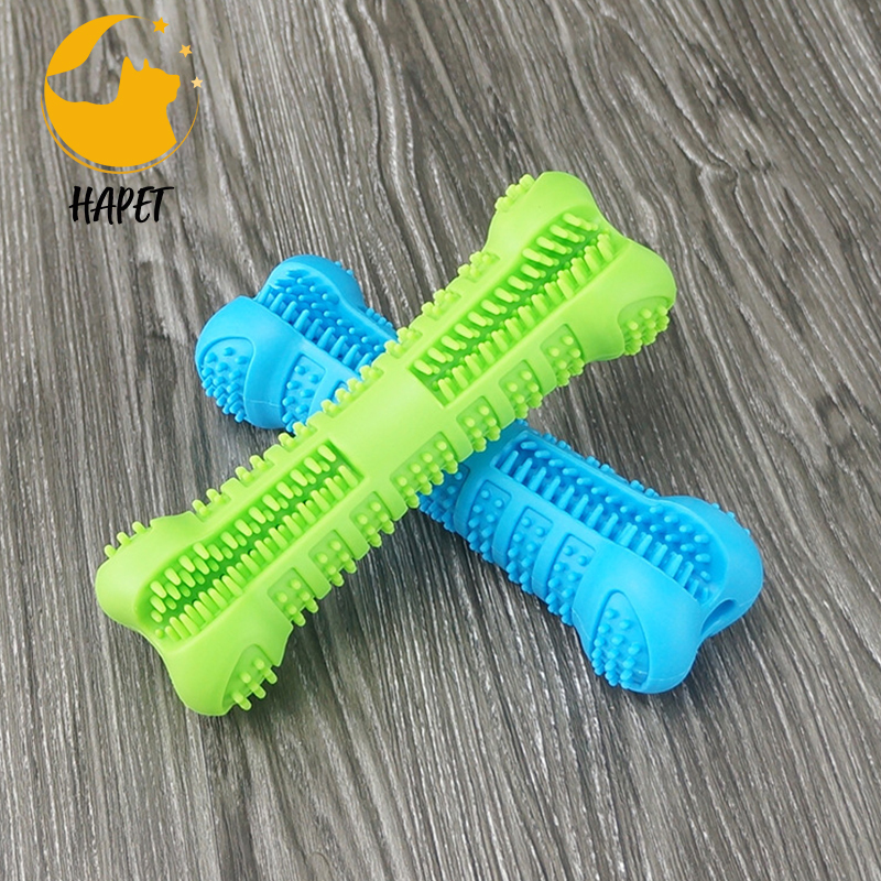 Dog Toys Chew Toothbrush Teeth Cleaning Bone Stick Toy Rubber