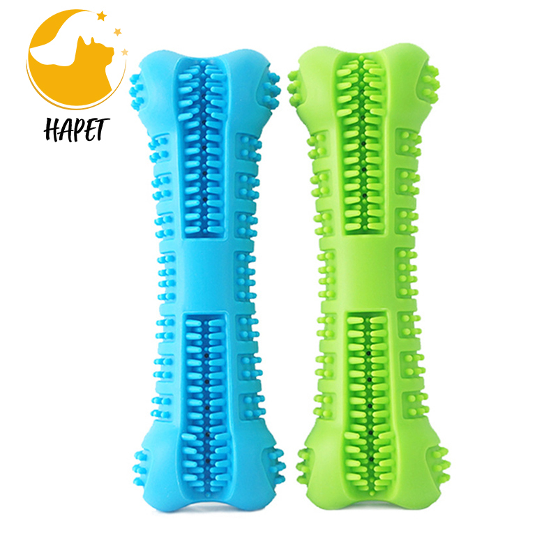 Dog Toys Chew Toothbrush Teeth Cleaning Bone Stick Toy Rubber