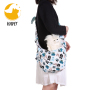 Pet Sling Carrier - Reversible and Hands-Free Dog Bag with Adjustable Strap and Pocket