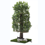 Large Square Cat Condo Cat Tree Activity Tree in Ever Green