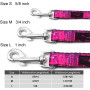 Walking Training Printed Girl Pet Leashes for Small, Medium and Large Dogs