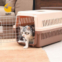 Pet Travel Cage Dog Cat Transport Cage Portable Flight Case Pet Home Cage