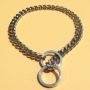 Training Chain Dog Collar Metal Pet Choker Collars Chrome Plated Durable Rust Proof for Small Medium and Large Dogs