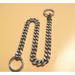 Training Chain Dog Collar Metal Pet Choker Collars Chrome Plated Durable Rust Proof for Small Medium and Large Dogs
