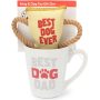 Dog Dad Mug and Dog Toy Set - Great Gift Idea for Pet Owners - Cute Dog Stocking Stuffer