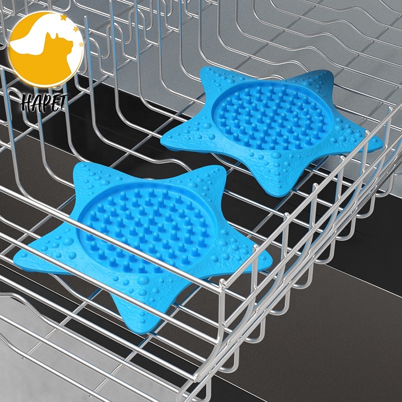 Dog Licking Mat Butter Lick Pad BPA Free and Non-Toxic Super Strong Suction to Wall Dog Bath Training Toy