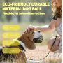 Dog Ball Toy Squeaky Giggle Ball Interactive for Aggressive Chewers Indestructible  Chew Toy for Small/Medium Dogs