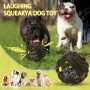 Dog Ball Toy Squeaky Giggle Ball Interactive for Aggressive Chewers Indestructible  Chew Toy for Small/Medium Dogs