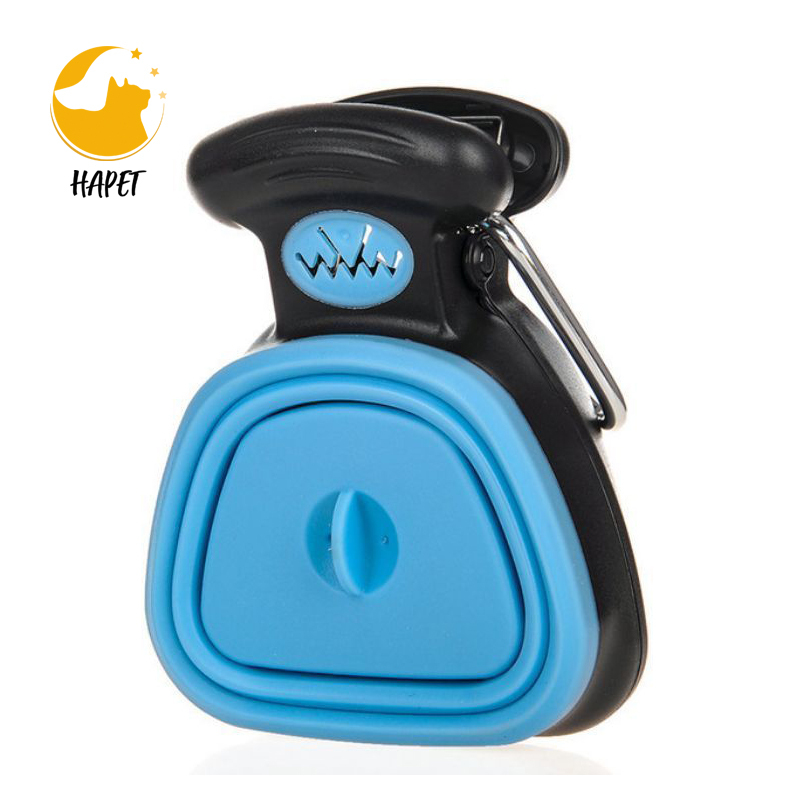 Dog Leash Clip Include Poop Bag Heavy Duty Dog Waste Cleaner with Bag Dispenser Portable Poop Scoop for Dog
