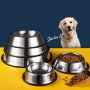 Manufacturer Bowl for Dogs Cats Easy Cleaning Pet Food Water Bowl Stainless Steel Pet Dog Bowl