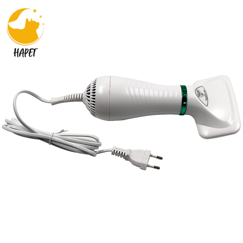 Pet Hair Dryer, 2 in 1 Pet Grooming Hair Dryer with Slicker Brush, Home Dog Hair Dryer with Adjustable 2 Temperatures Settings