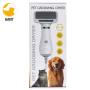 Pet Hair Dryer, 2 in 1 Pet Grooming Hair Dryer with Slicker Brush, Home Dog Hair Dryer with Adjustable 2 Temperatures Settings