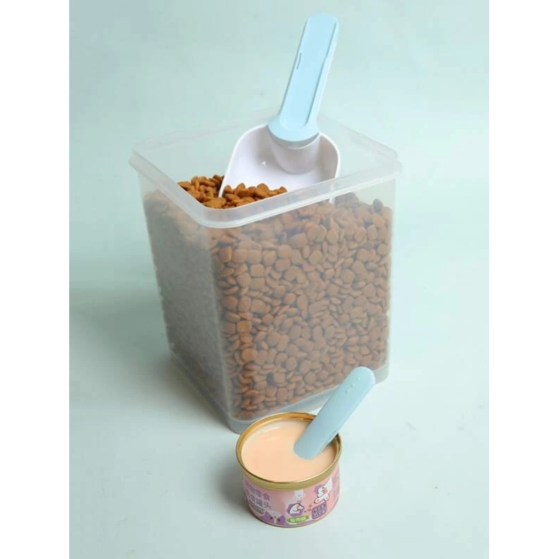 Pet Food Spoon Handle With a Tin Spoon Clip-on Food Shovel Food Shovel