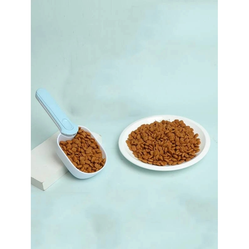 Pet Food Spoon Handle With a Tin Spoon Clip-on Food Shovel Food Shovel