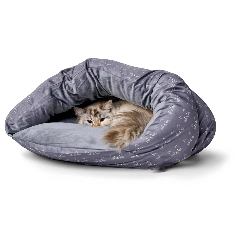 Pet Cave Bed Cat Bed for Indoor Cats Machine Washable Cat Beds