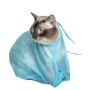 Bolsa de baño para gatos, bolsa de aseo para gatos con cordón elástico ajustable, bolsa de ducha gruesa para gatos