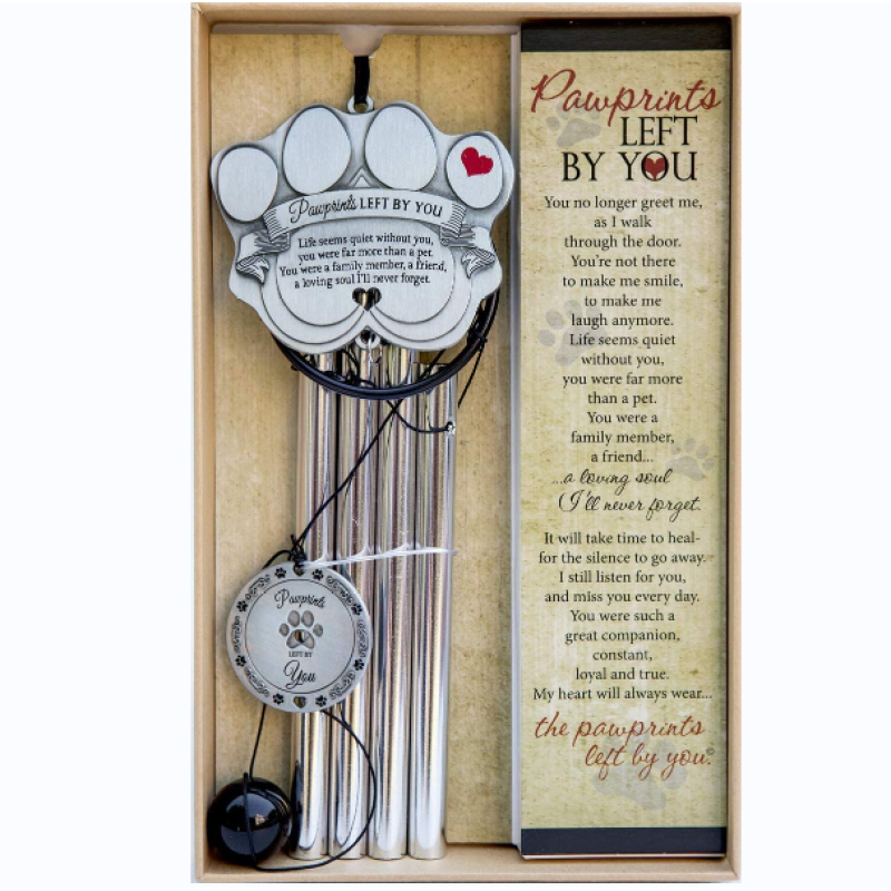 Beautiful Remembrance Gift Pet Wind Chime for a Grieving Pet Owner
