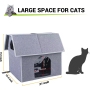 Outdoor Large Weatherproof Cat Houses for Outdoor Indoor Cats Cat Shelter