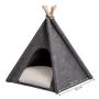 New style indoor felt pet tent Felt Teepee house pets bed for dogs and cat