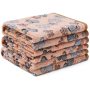 Fluffy Premium Fleece Pet Blanket Flannel Paw Printed 3 Pack
