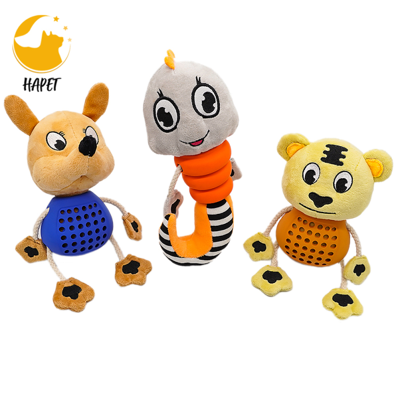 Dog Toys Interactive Durable Plush Dog Toy Chew Puzzle Dog Toys