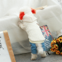 Designer Dog Clothes 2021 Pet Clothing Dog Knit Sweater Zipper Hooded Pet Clothes Warm Hooded Winter Sweater Puppy Cat Pet