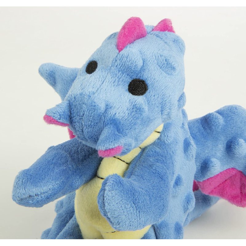 Dragons Squeaker Plush Pet Toy for Dogs & Puppies, Soft & Durable, Tough & Chew Resistant, Reinforced Seams - Periwinkle, Small