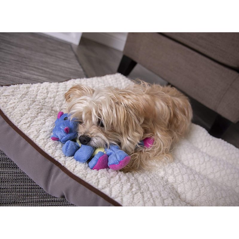 Dragons Squeaker Plush Pet Toy for Dogs & Puppies, Soft & Durable, Tough & Chew Resistant, Reinforced Seams - Periwinkle, Small