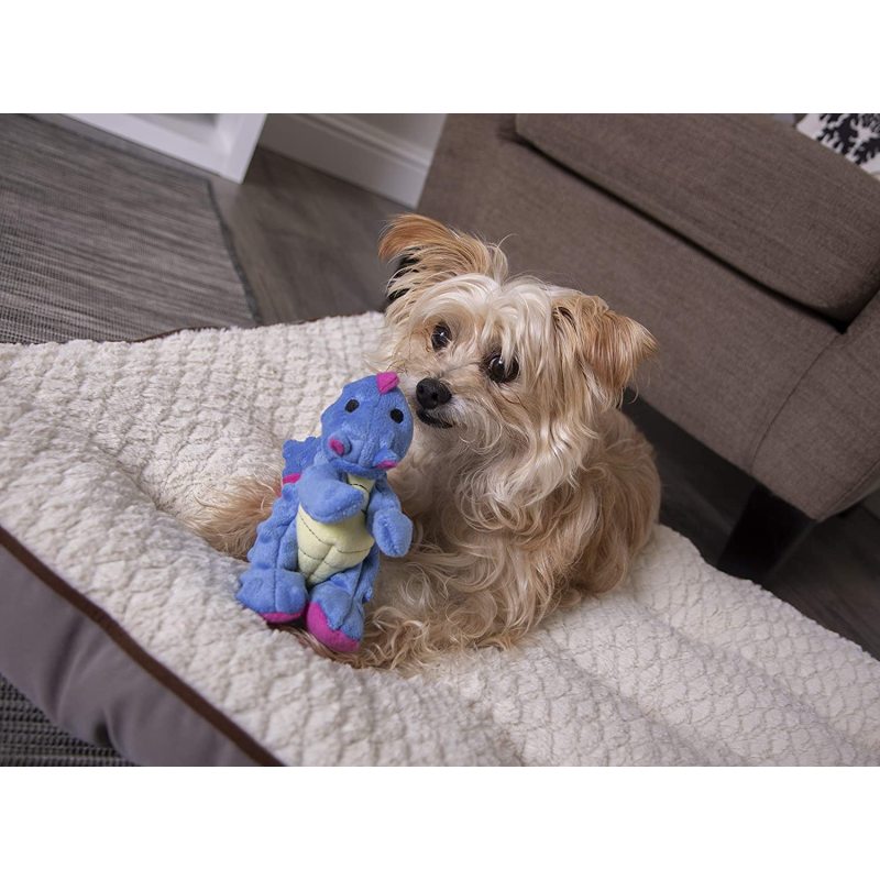Dragons Squeaker Plush Pet Toy for Dogs & Puppies, Soft & Durable, Tough & Chew Resistant, Reinforced Seams - Periwinkle, Small